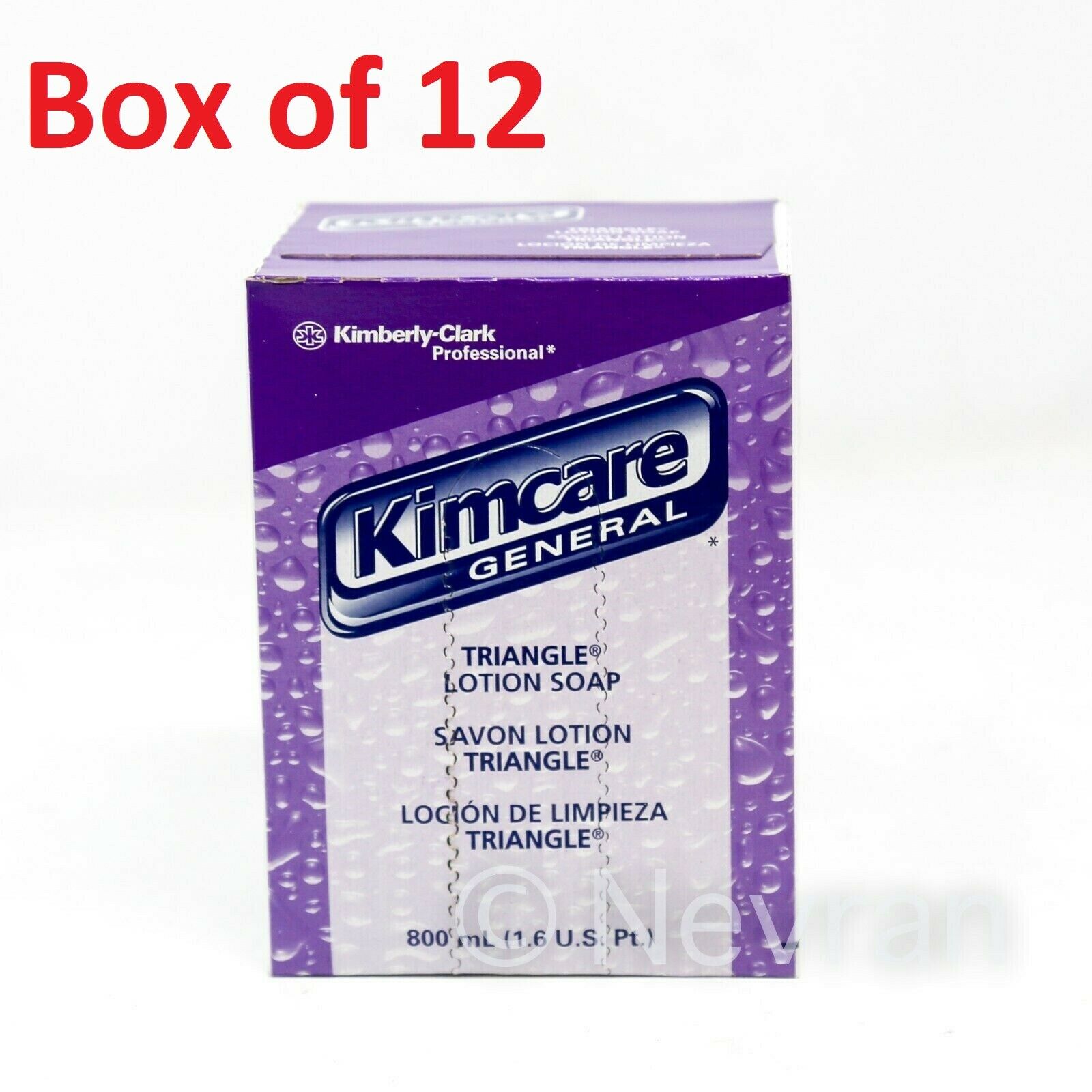 Kimcare General Triangle Hand Wash Liquid Green Hand Lotion Soap 800 ml. 12 PCS