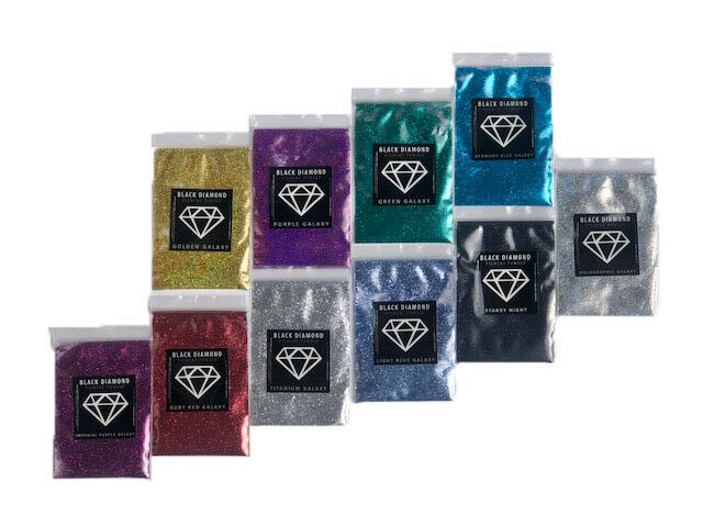 BLACK DIAMOND Mica Powdered Pigment -- Variety Pack 21  *10 Glitter Packs*