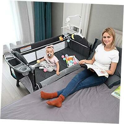 Baby Beside Sleeper Bassinet, Sleeper Bed Side Crib for Baby Include Sheet