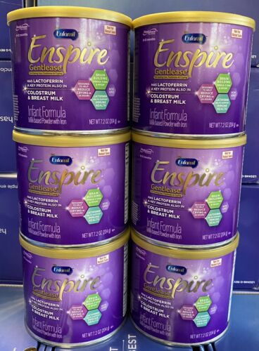 6 can lot Enfamil Enspire Gentlease 7.2 oz exp 01/2022 or later! Brand new!!