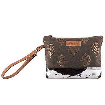 Sixtease Pouch Women’s Bag - Canvas and Leather Bag - Dimensional Pouch