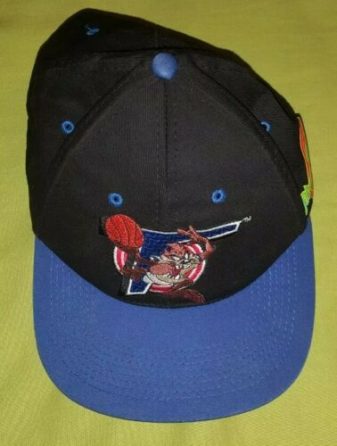 Vintage Looney Tunes Space Jam Basketball Taz Unisex Kids Hat 1996