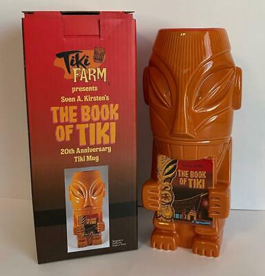 Shag Book of Tiki Mug 20th Anniversary Amber Limited Edition New in Box