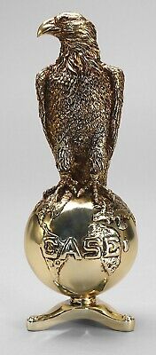 NEW! SpecCast 8-INCH TALL *CASE* EAGLE ON GLOBE Statue *BRONZE* NIB!